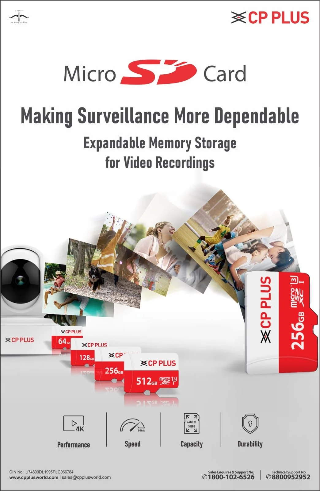 CP Plus Micro SD Card- Making Surveillance more Dependable!!!